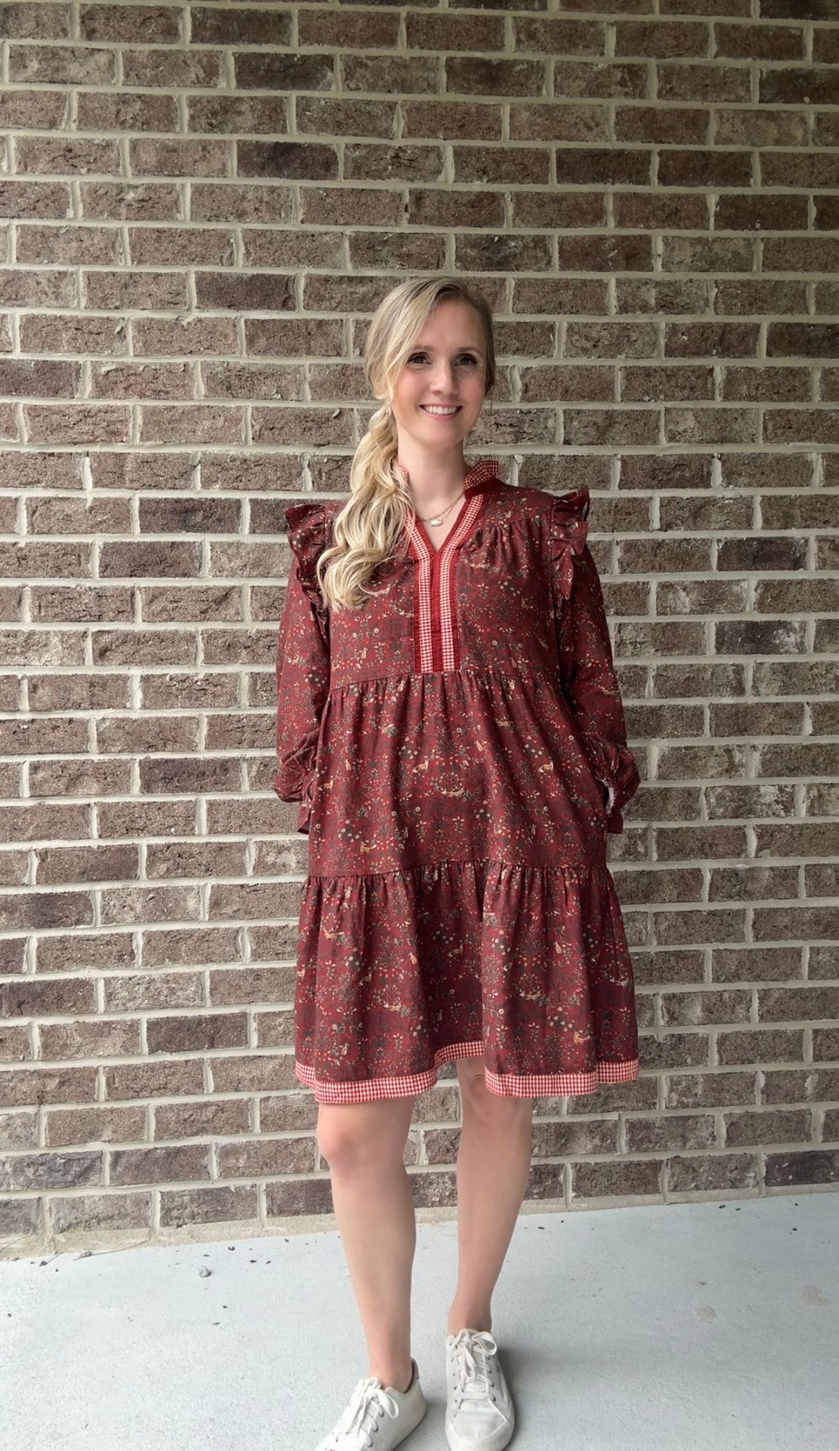 Woodlands Tiered Dress