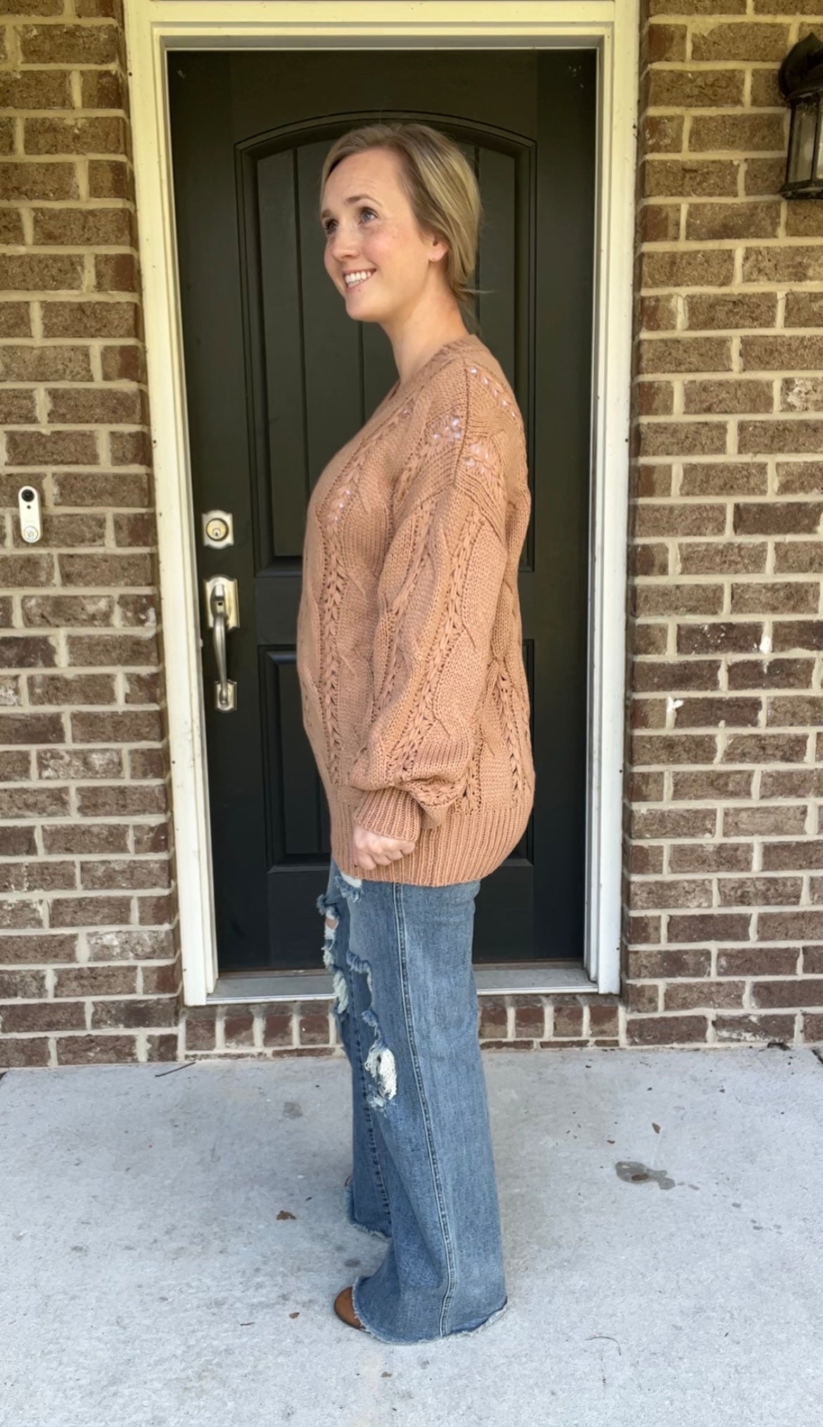 Camel Chunky Sweater