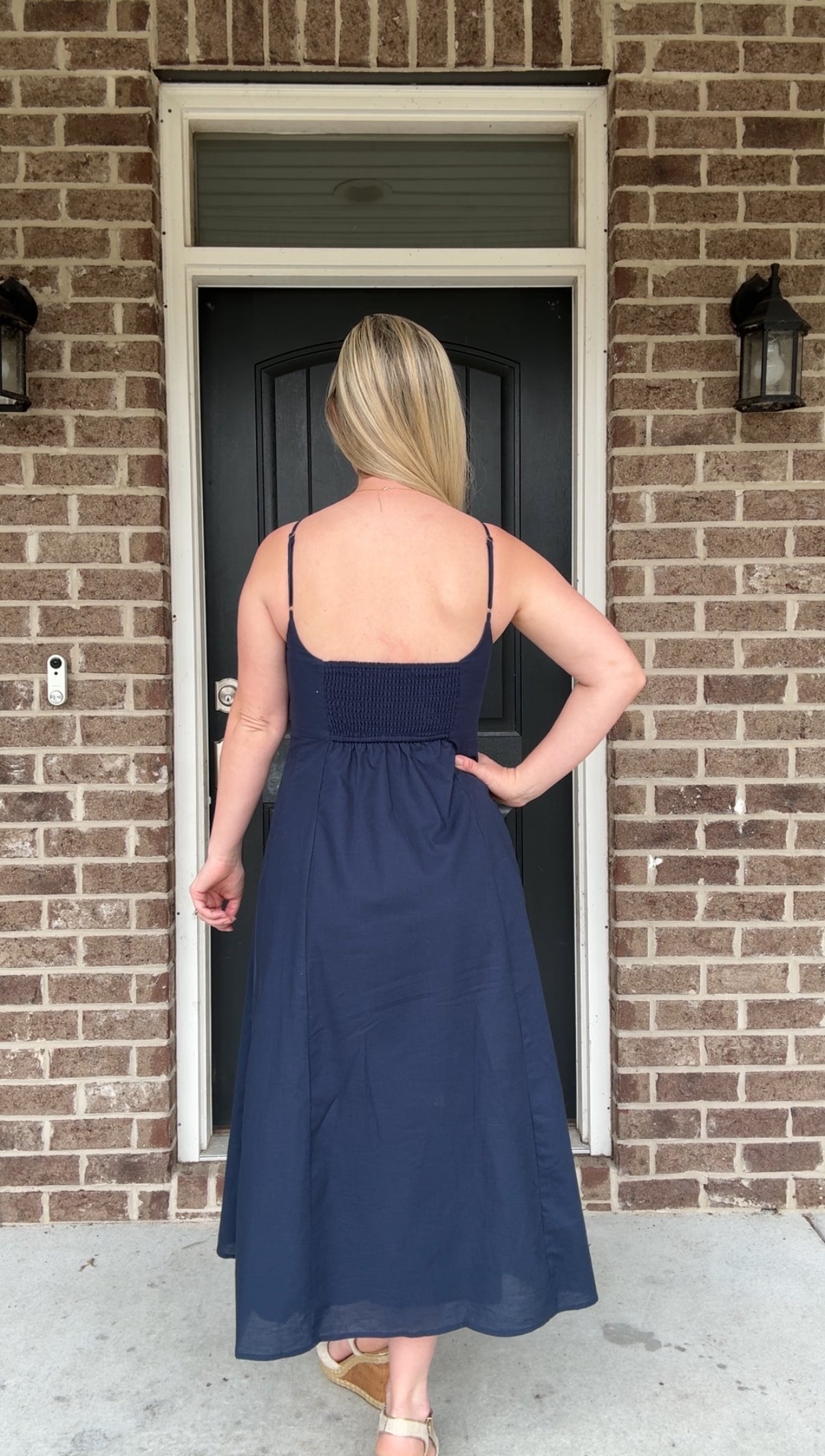 Navy Midi Dress