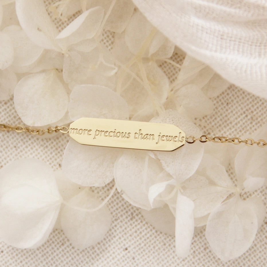 Proverbs 31 Bracelet *More Precious Than Jewels*