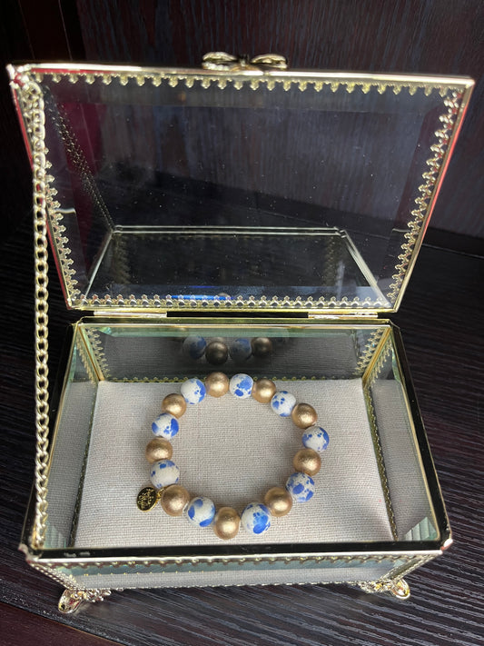 Blue & White Bracelet