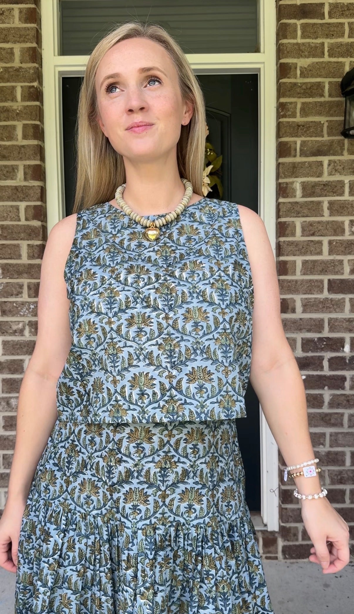 Lucy Olive Cropped Tank Top
