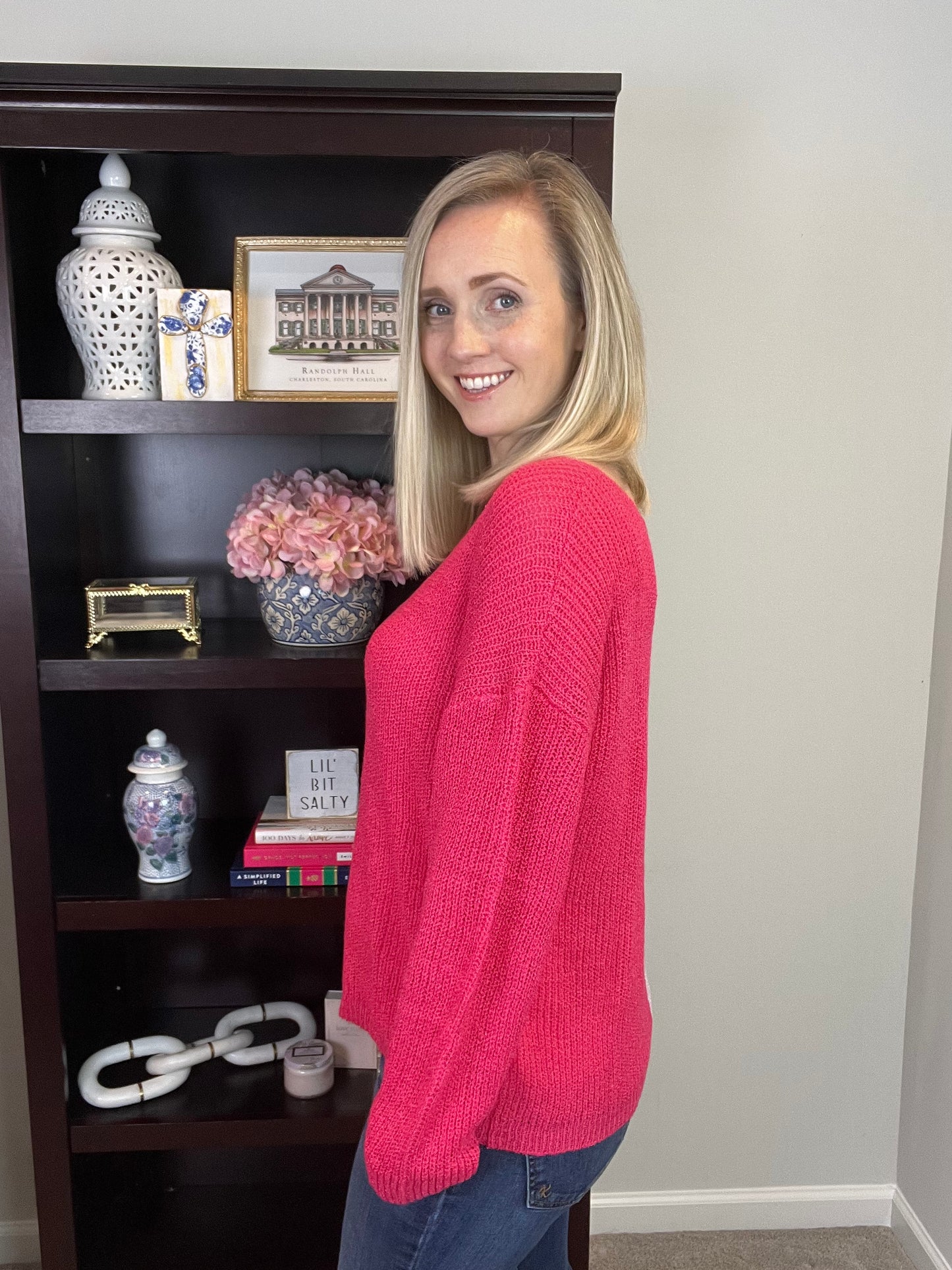 Pretty in Pink Sweater