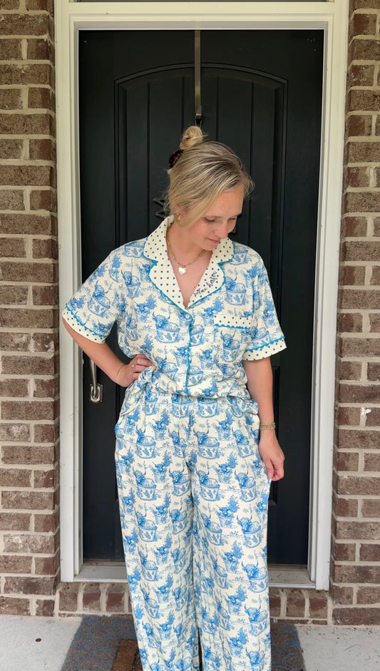 "Relax Heifer" Luxe PJ Set