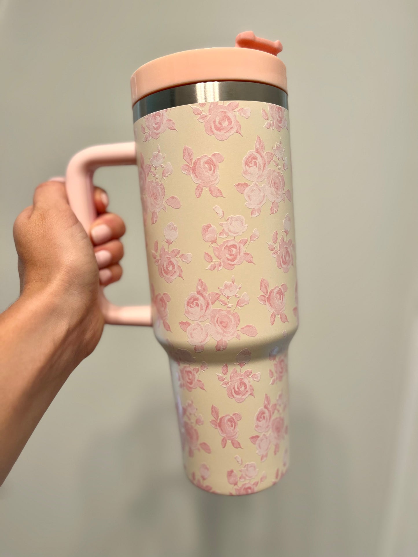 Floral 40 oz Tumbler