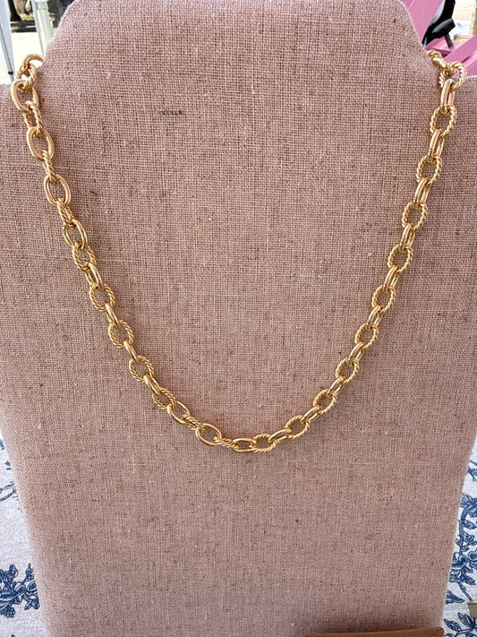 Large Chain Link Necklace