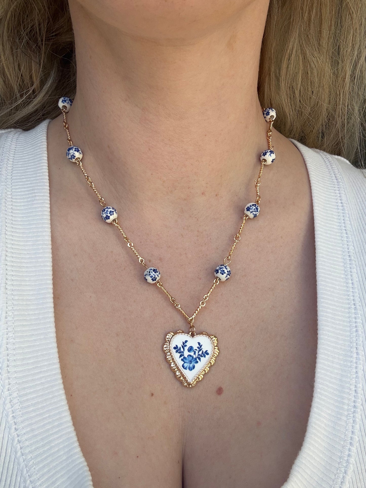 Vintage Style Heart Necklace