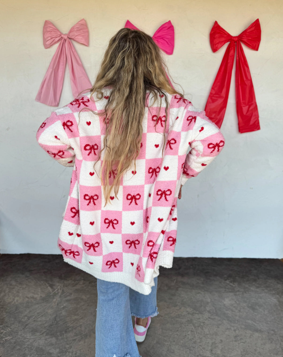 Kiss Me Goodnight- Heart Cardigan