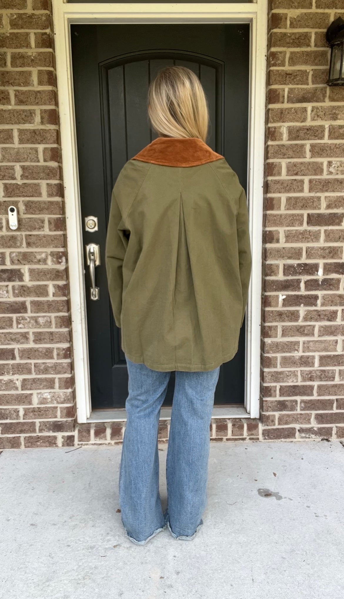 Cotton Chore Jacket- Light Olive