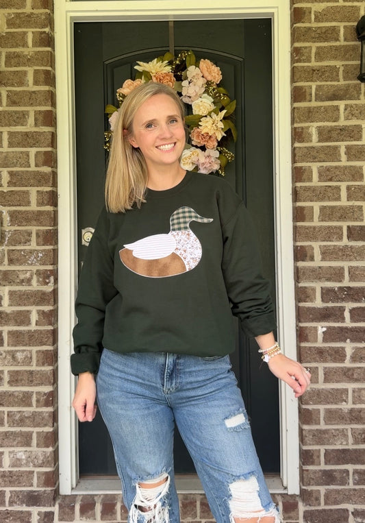 Mallard Duck Cottage Core Sweatshirt