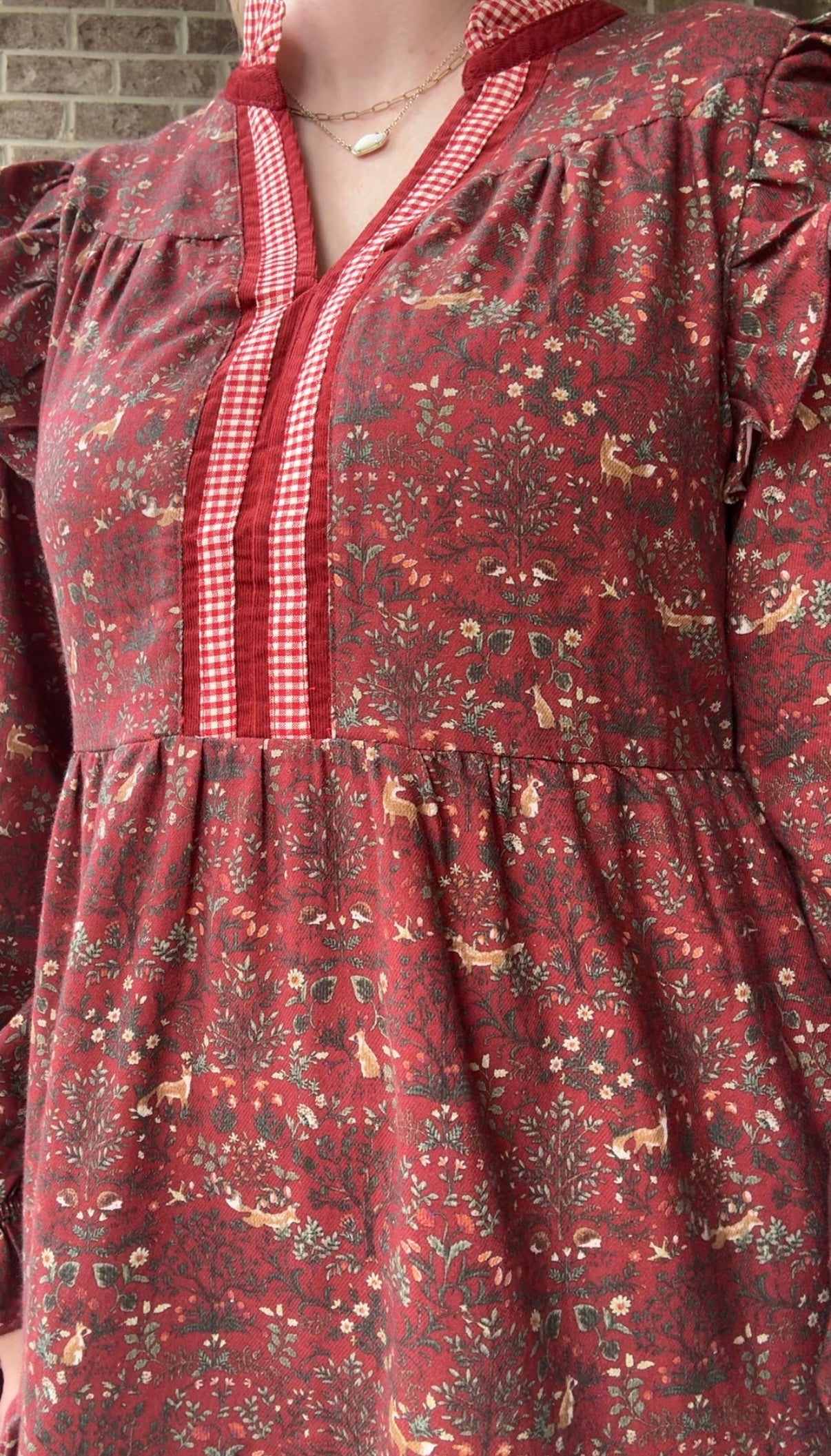 Woodlands Tiered Dress