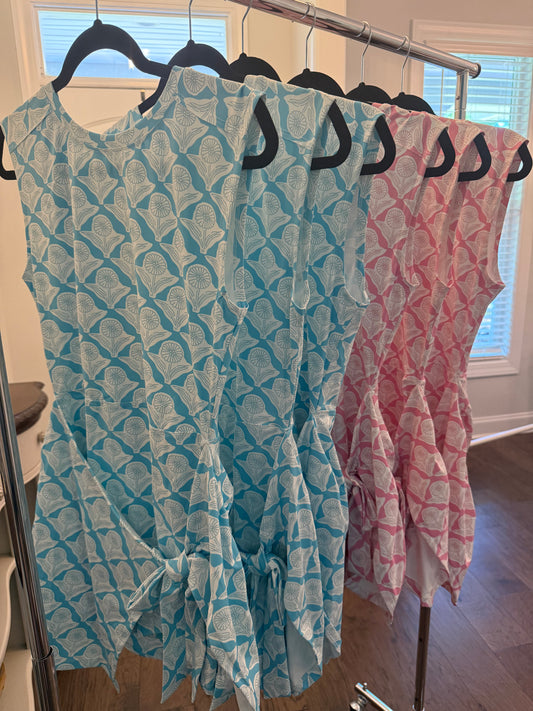 Pink Floral Print Athleisure Dress
