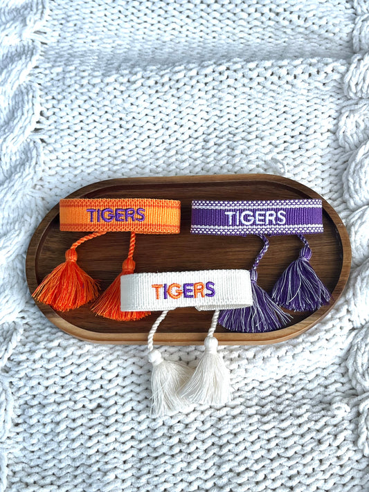 Tassel Bracelets- Tigers