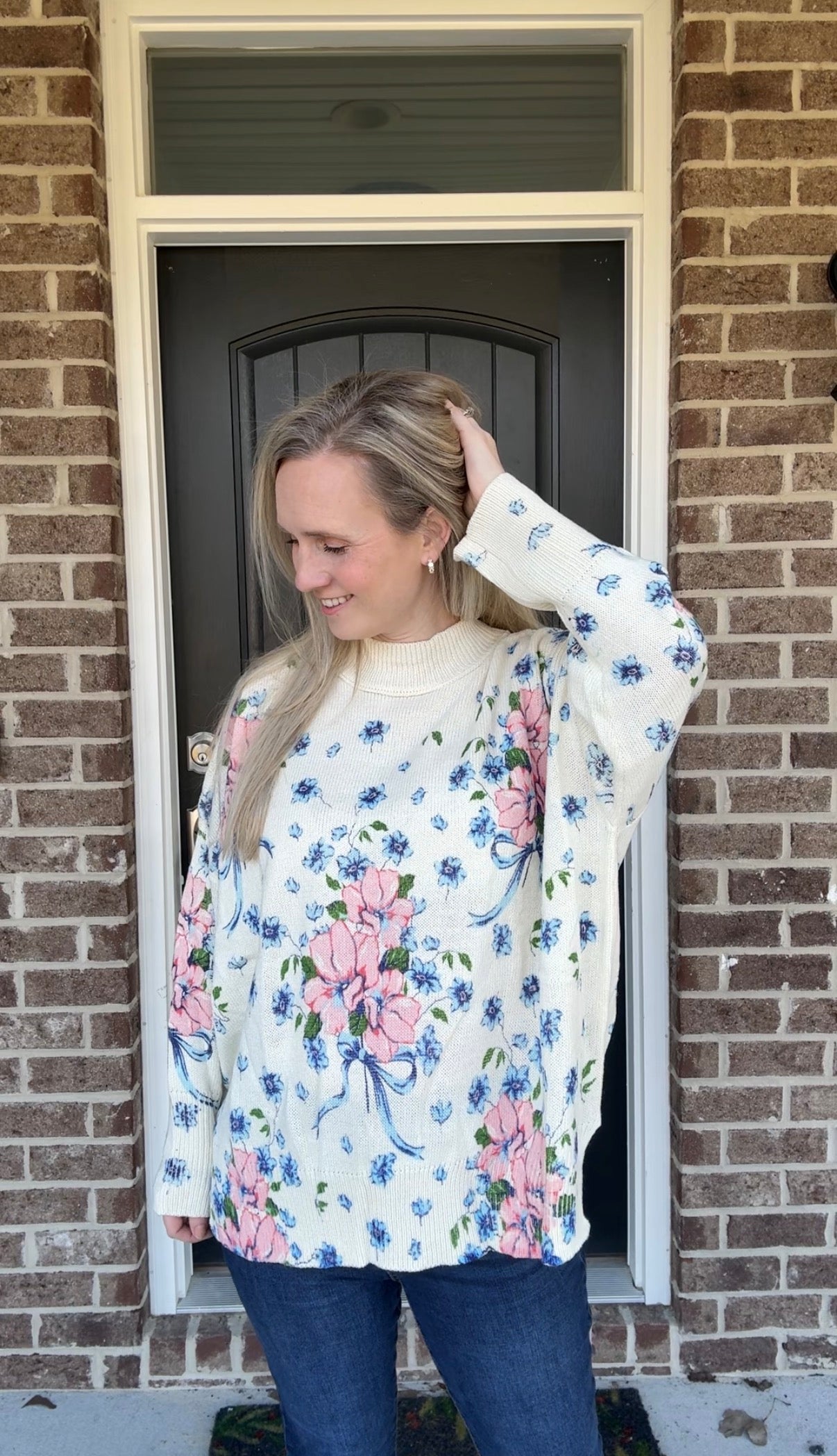 Bows and Blossoms Sweater