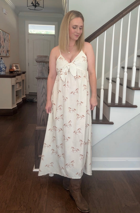 Giddy-Up Horse Maxi Dress