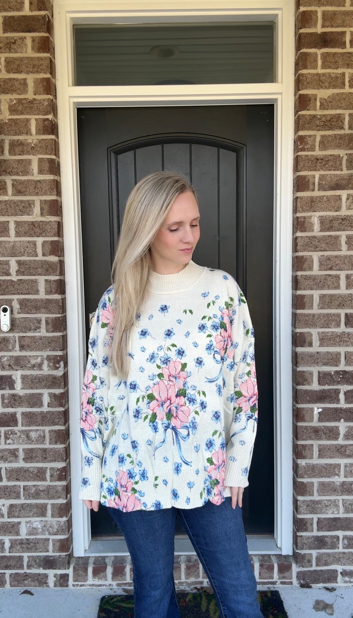 Bows and Blossoms Sweater