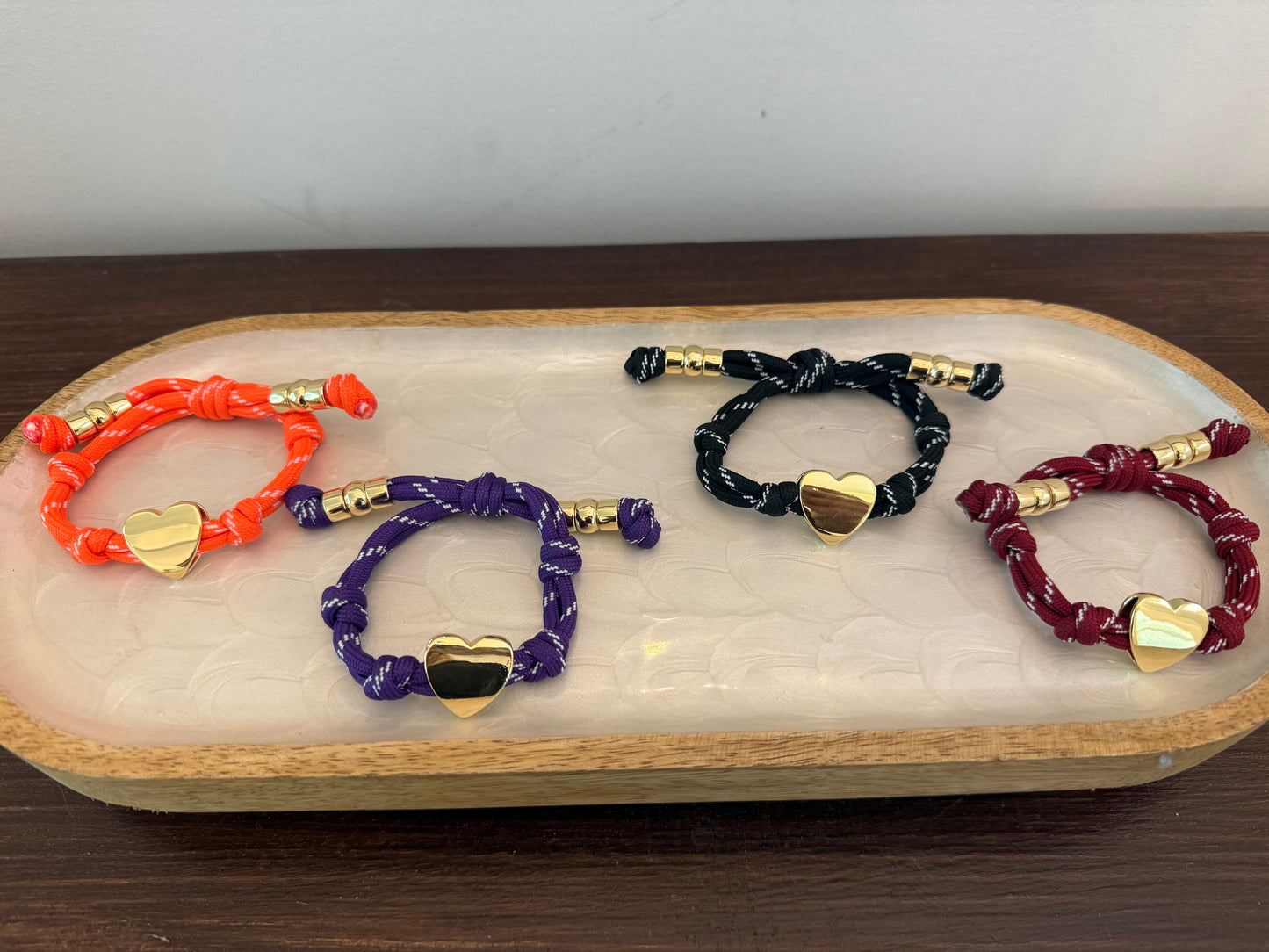Gameday Heart Bracelets