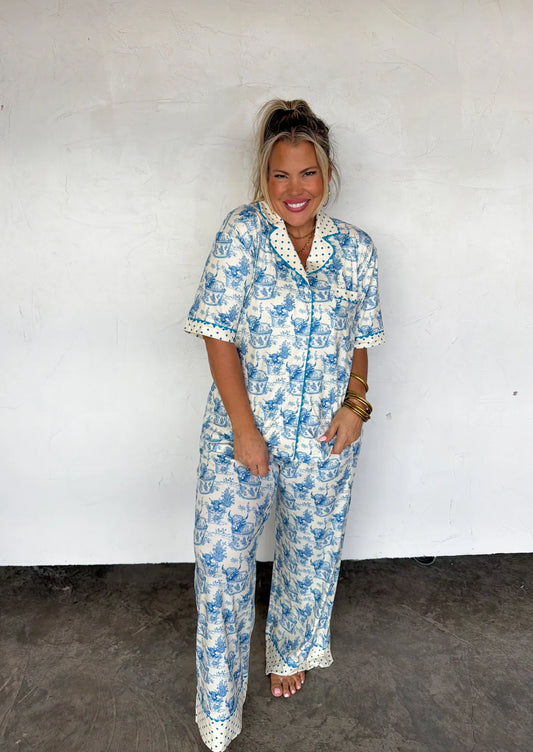 "Relax Heifer" Luxe PJ Set